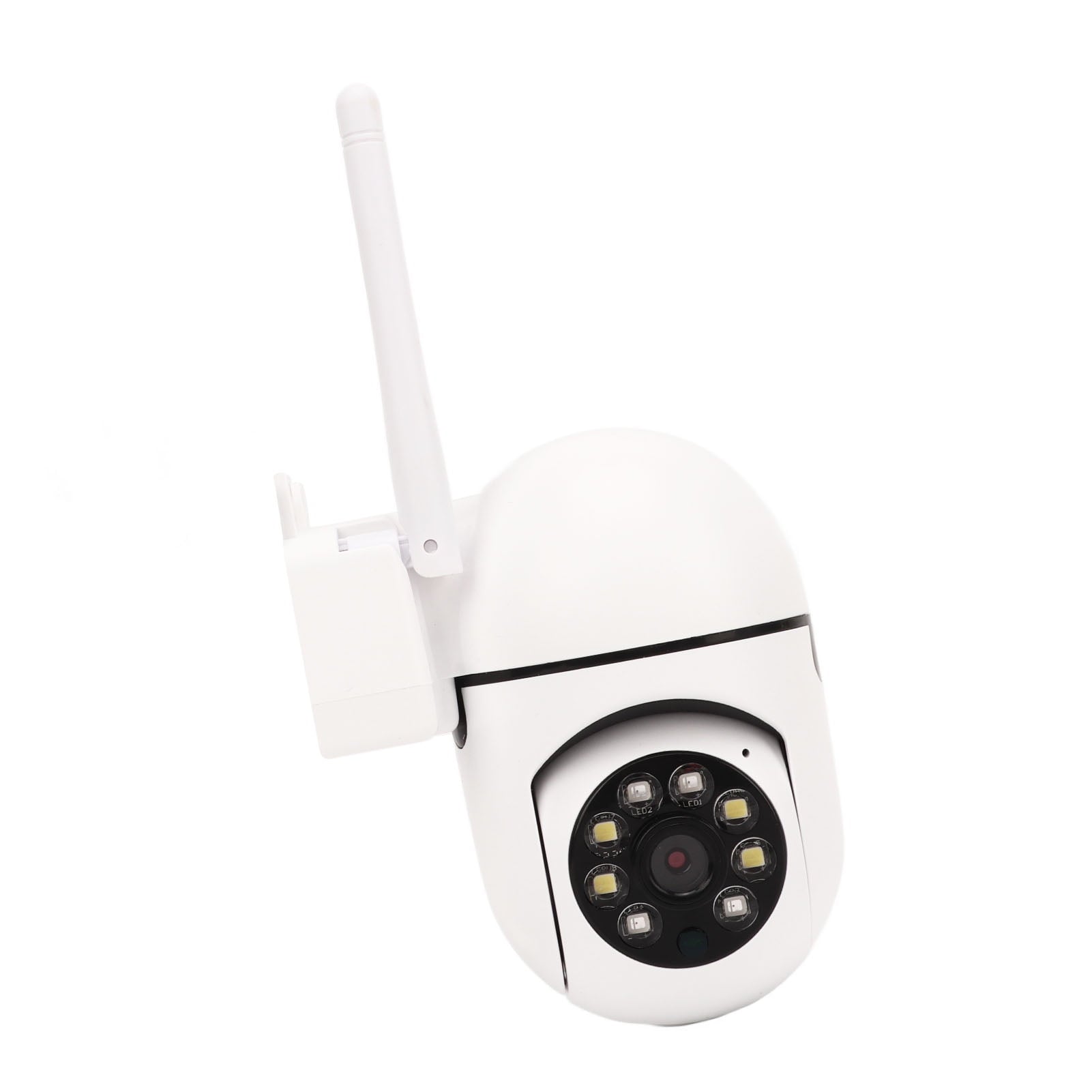 Cámara IP Wifi 1080P Con Bombilla, Intercomunicador Bidireccional Con Luz LED