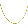 Italian Men's Twisted 10k Gold Chain, 2.1mm Gauge