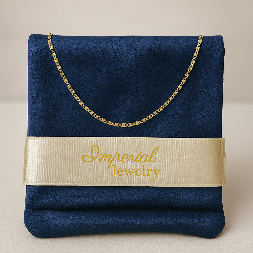 Valentino 10k Gold Chain, 1.3mm Gauge