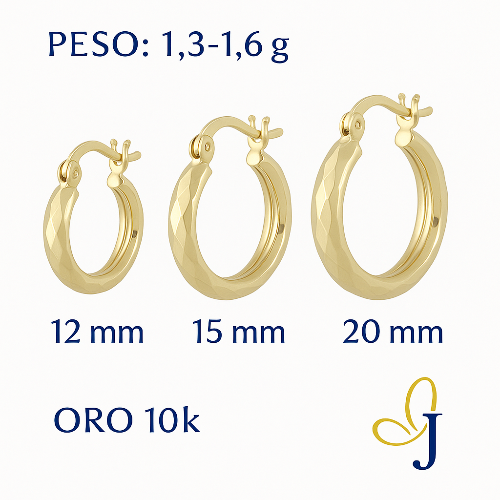 10k Gold Diamond Diamond Hoop Earrings