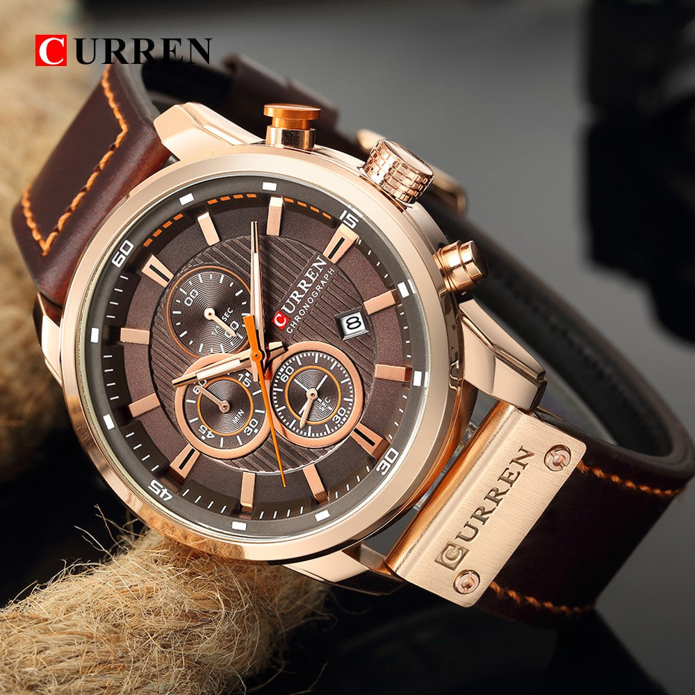 Reloj Curren Moda De cuarzo para hombre Marca superior De lujo reloj Cronógrafo deportivo para hombre reloj De pulsera Hodinky 8291 para hombre