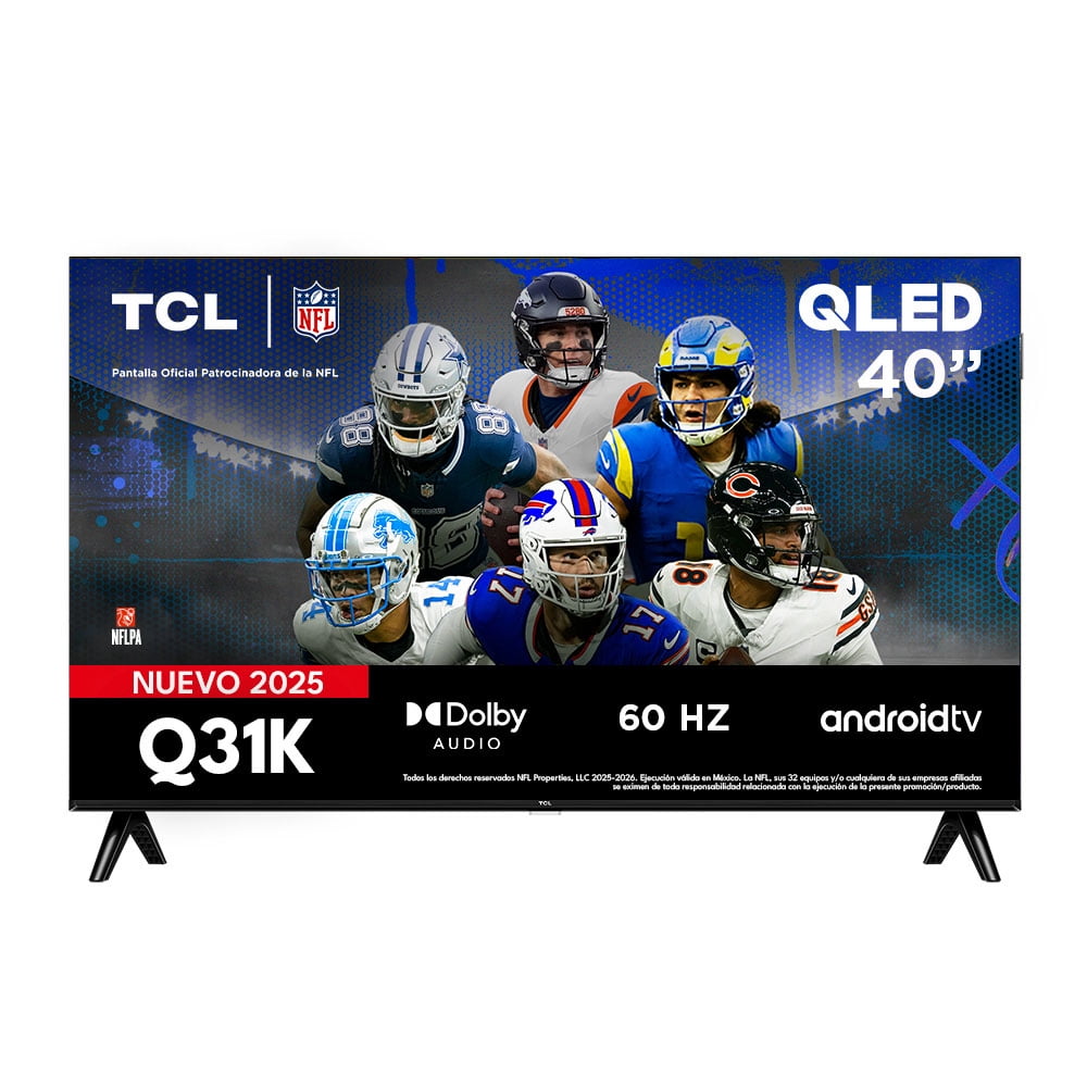TV TCL Pantalla 40 Pulgadas QLED Smart Google TV 40Q31K