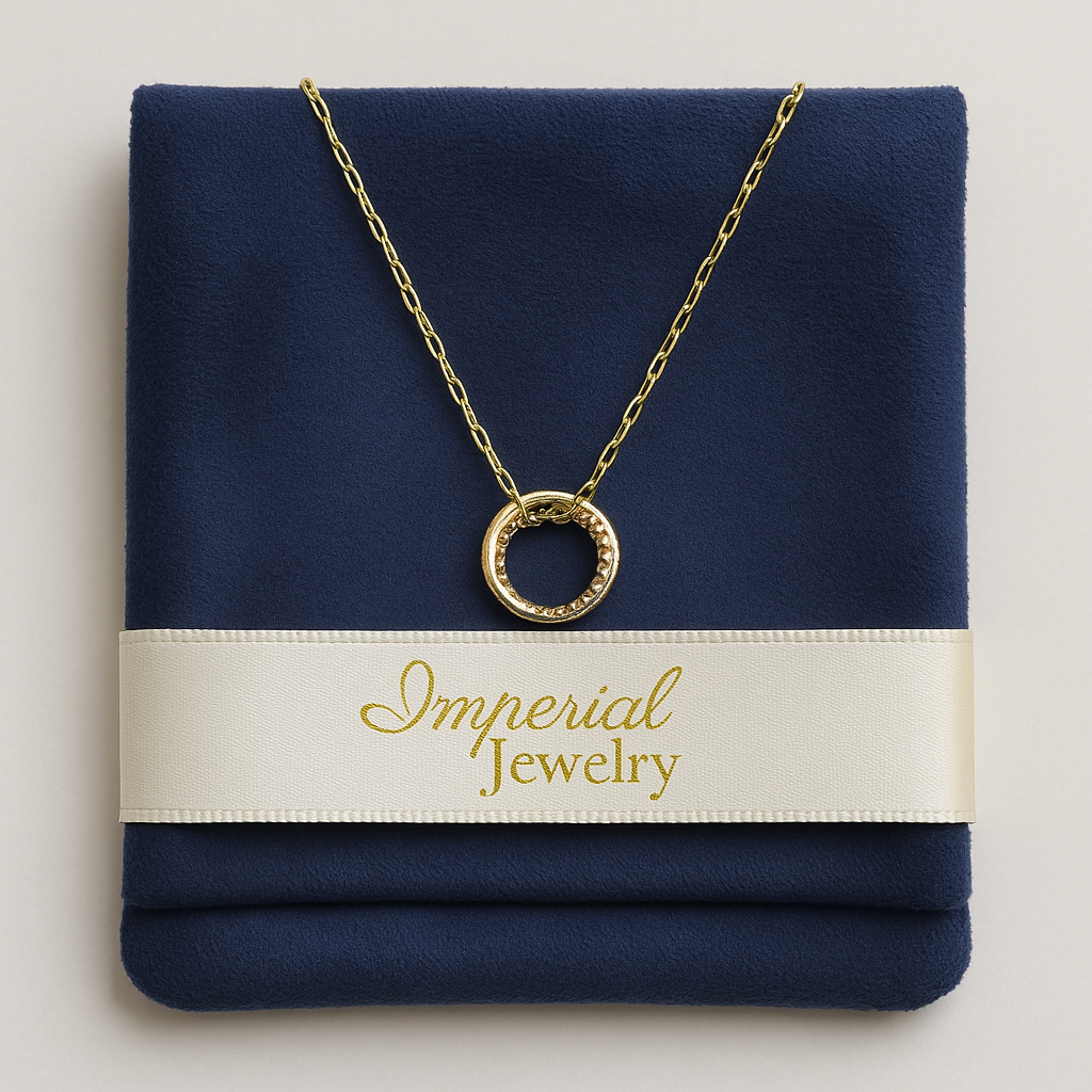 10k Gold Chain for Women, Tricolor Hoop Choker