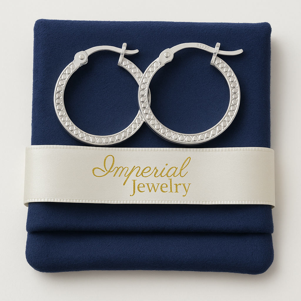 12mm Engraved 925 Sterling Silver Square Tube Earring