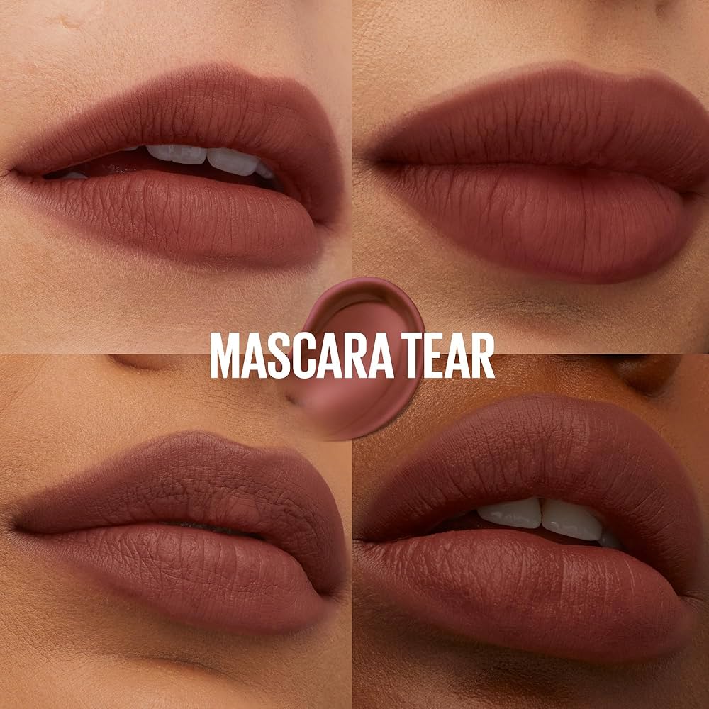 Maybelline Super Stay Teddy Tint Long Lasting Matte Lip Tint 20 Mascara Tear