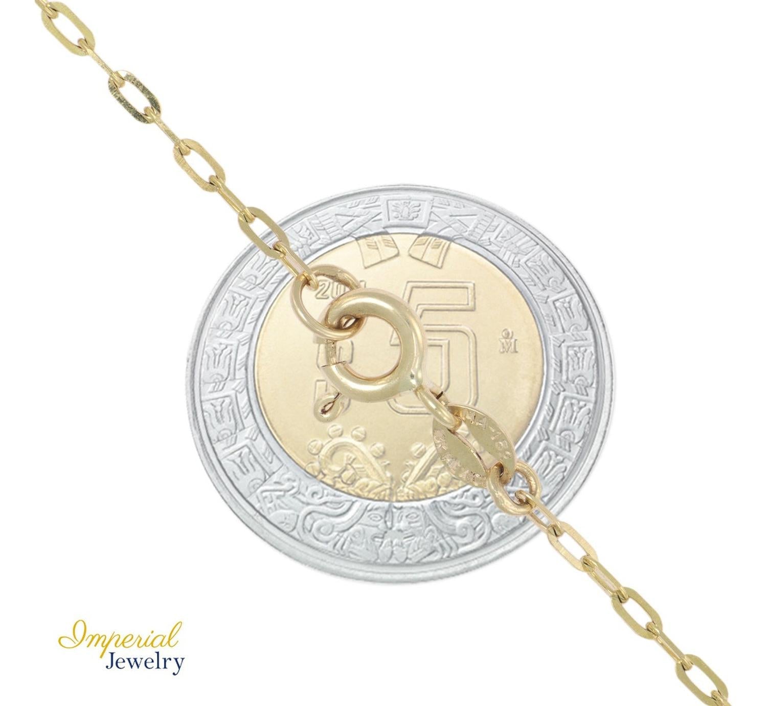 10k Gold Chain for Women, Tricolor Hoop Choker