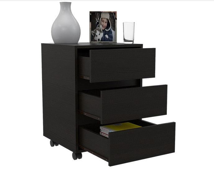 Excelsior Office Wenge Wood MDP Filing Cabinet