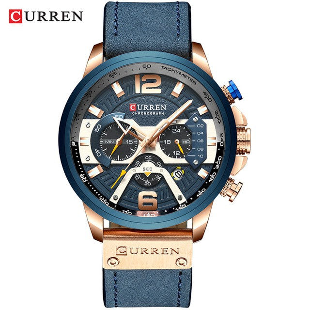 Curren 8329 Multifunctional Waterproof Quartz Watch Casual Sports Military 8329 xa