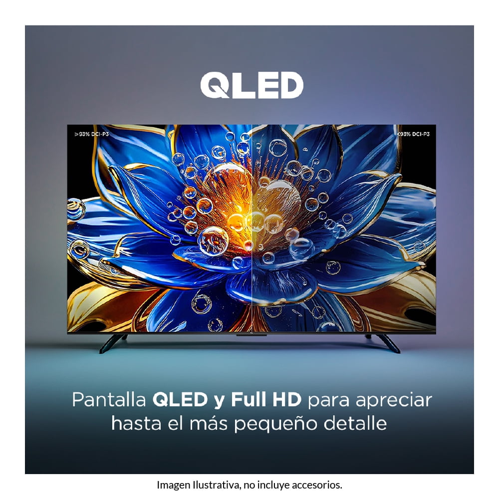 TCL TV Screen 50 Inch FHD QLED Smart Android TV 50Q3K