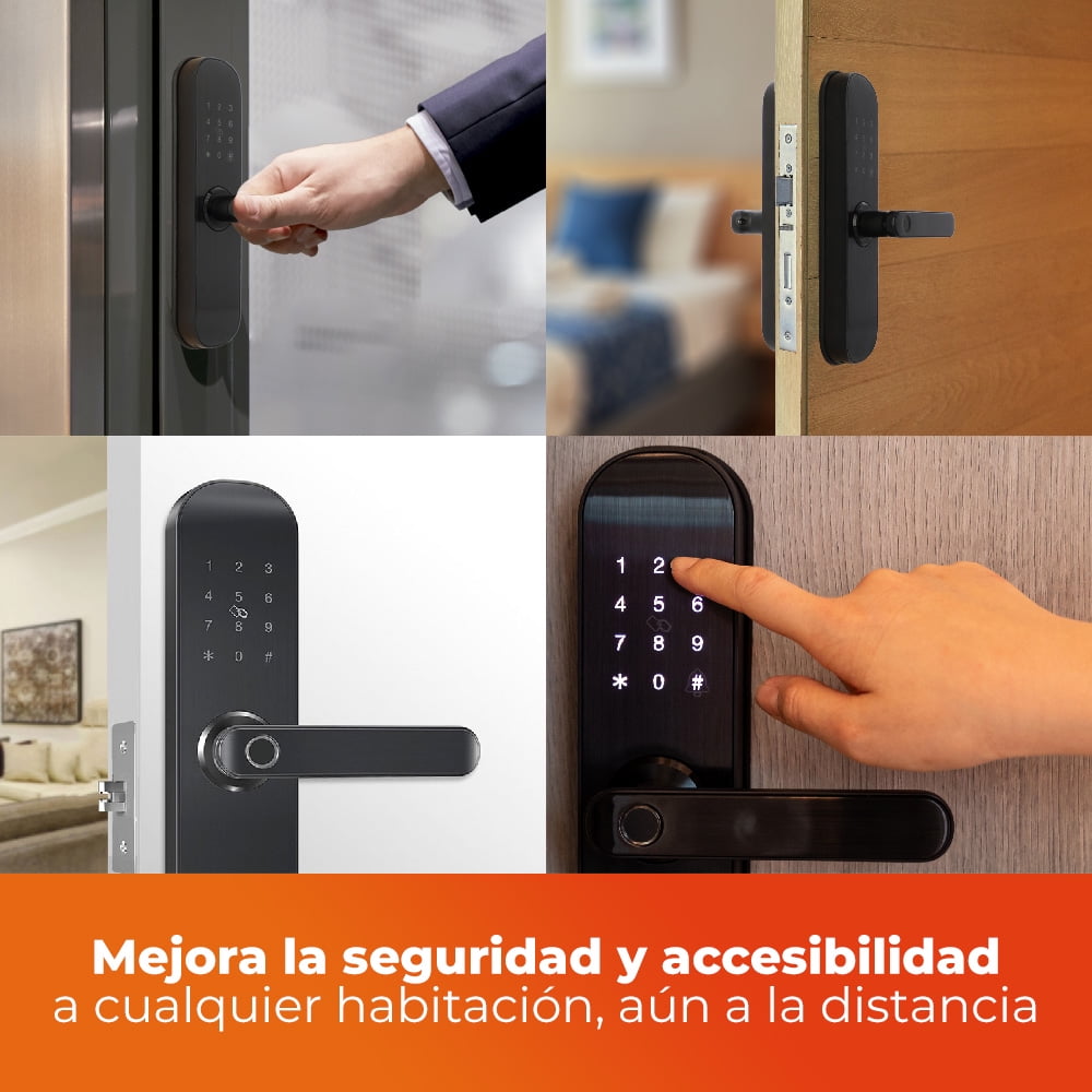 Tecnolite Smart WiFi Lock with Multiple External Unlocking Options