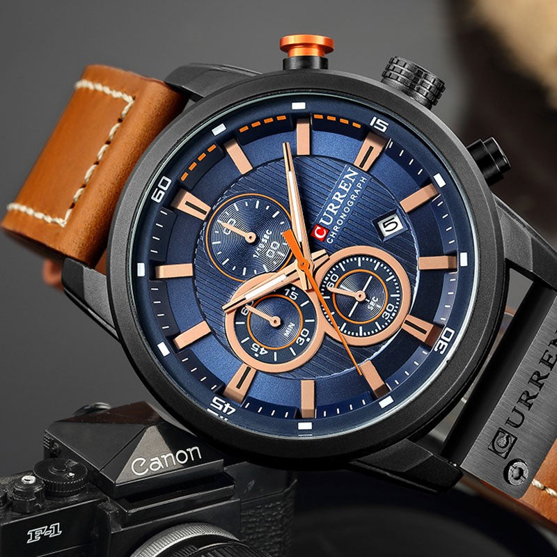 Reloj Curren Moda De cuarzo para hombre Marca superior De lujo reloj Cronógrafo deportivo para hombre reloj De pulsera Hodinky 8291 para hombre