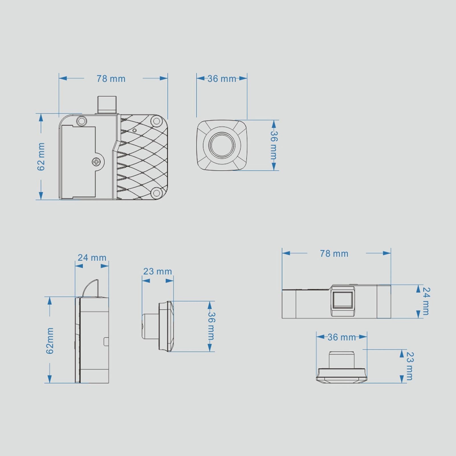 s electrónicas inteligentes de huellas dactilares pequeña sala rrobo Cajón de almacenamiento de archivos Cajón de armario s electrón Yotijar Bloqueo de huellas dactilares