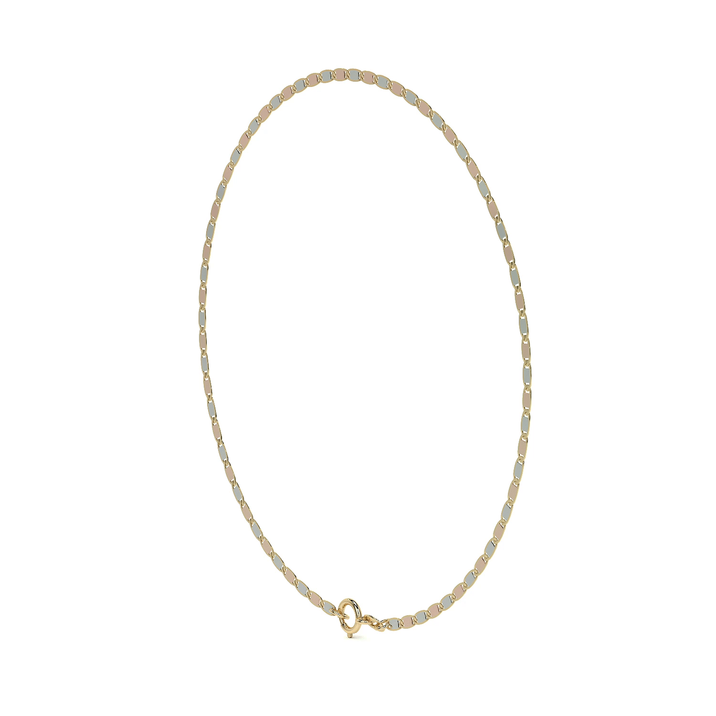 10K Gold Bracelet, Italian Style Valentino | Delicate Bracelet in Yellow Gold or Tricolor