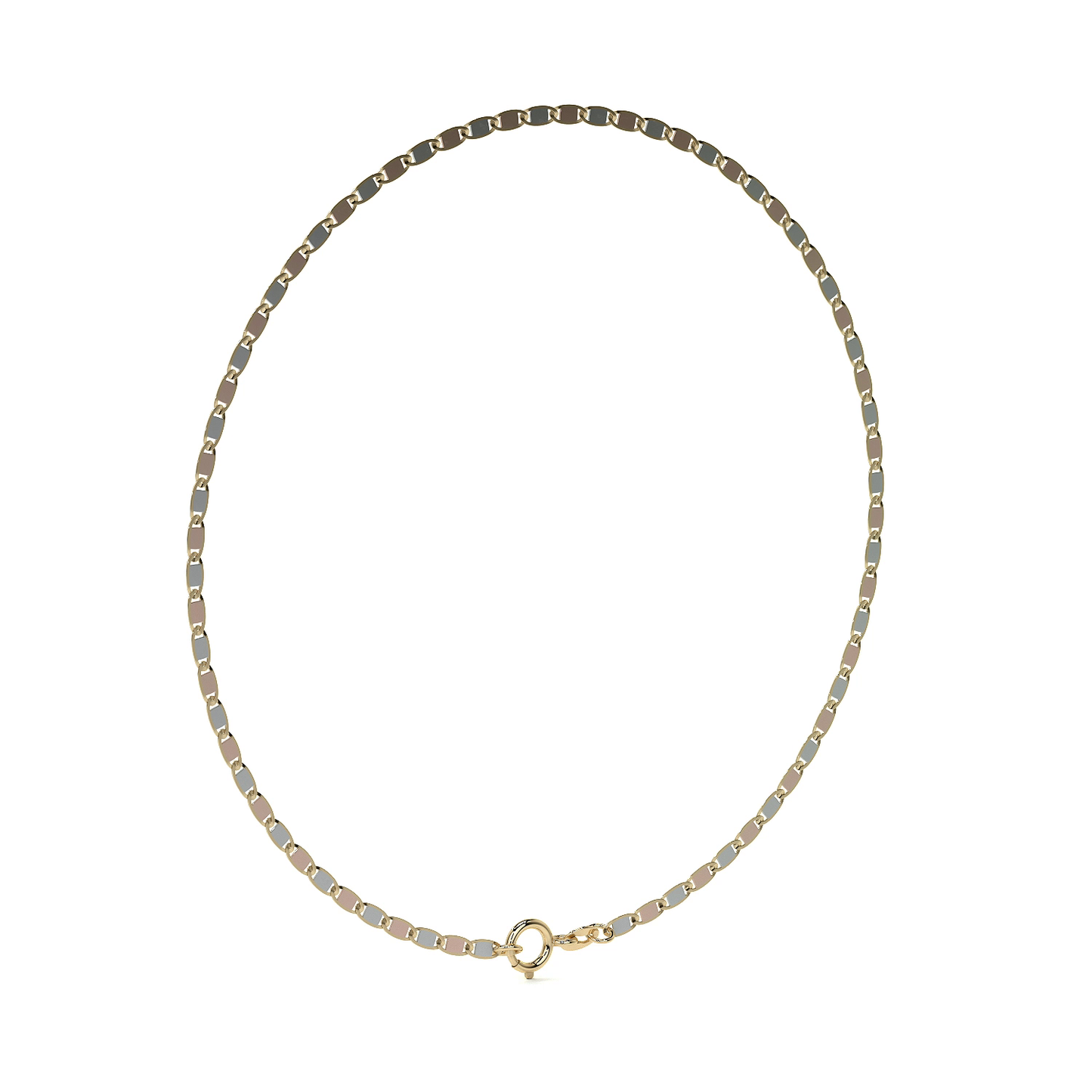 10K Gold Bracelet, Italian Style Valentino | Delicate Bracelet in Yellow Gold or Tricolor