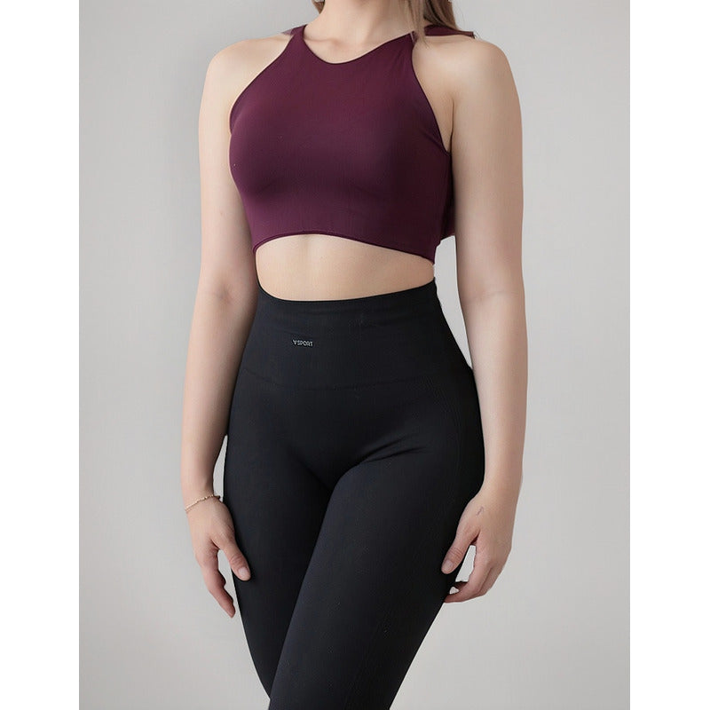 Gala Sport Wo Lines Lycra Short Sleeve Blouse Top