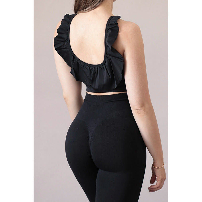 Gala Sport Wo Lines Lycra Short Sleeve Blouse Top