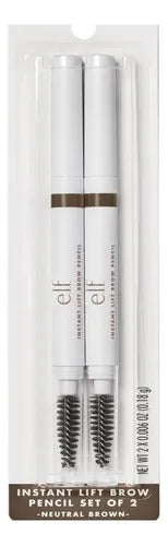 ELF Brow Pencil Set Of 2 - Neutral Brown