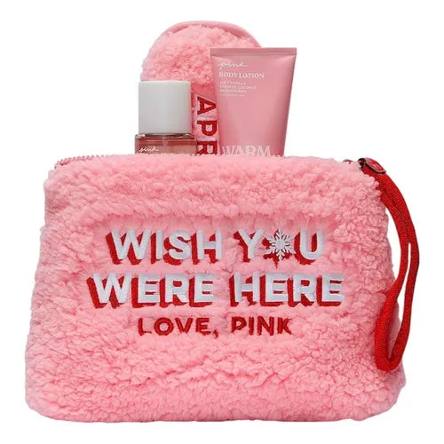 Pink 'Warm &amp; Cozy” The Perfect Gift