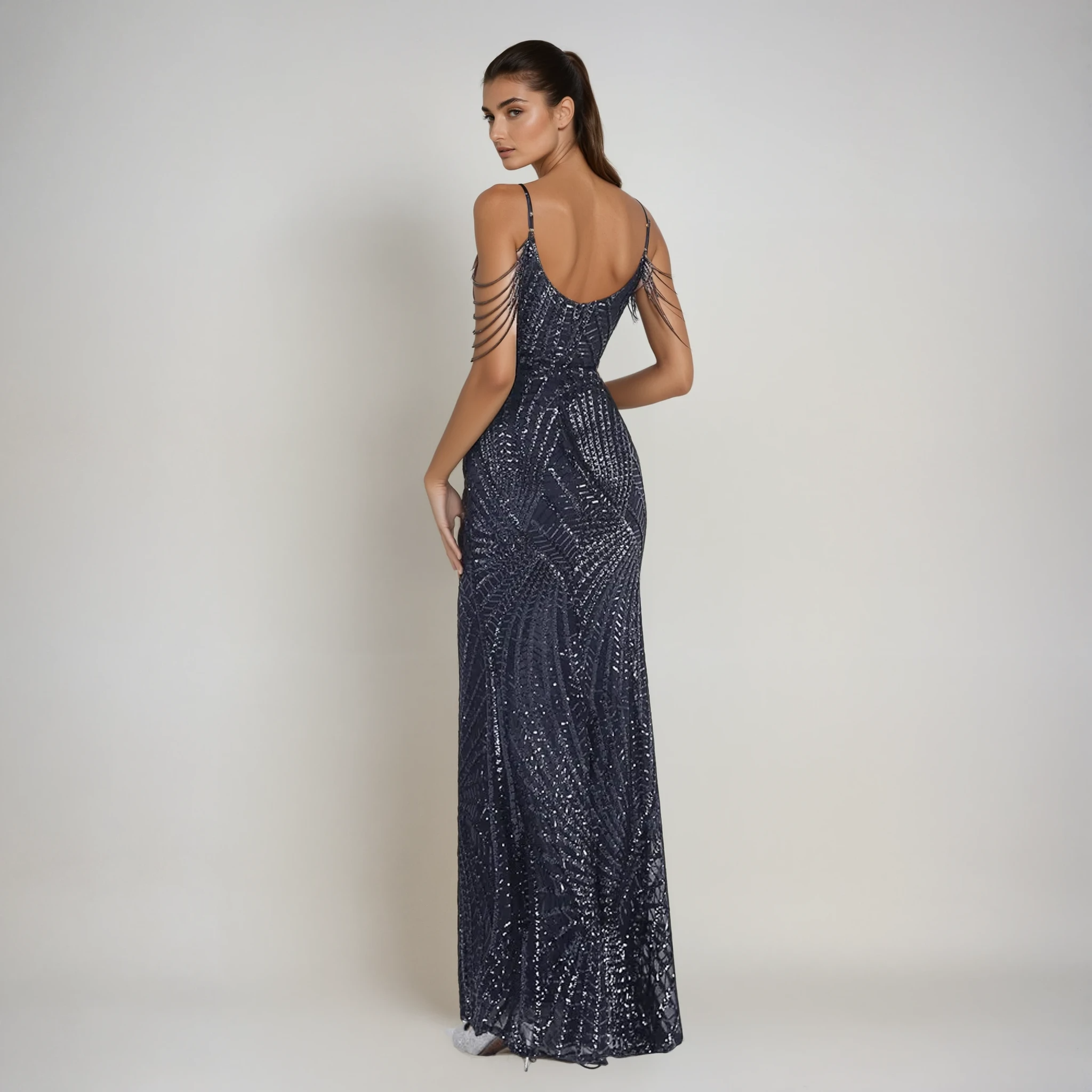 EV707 Long Party Dress