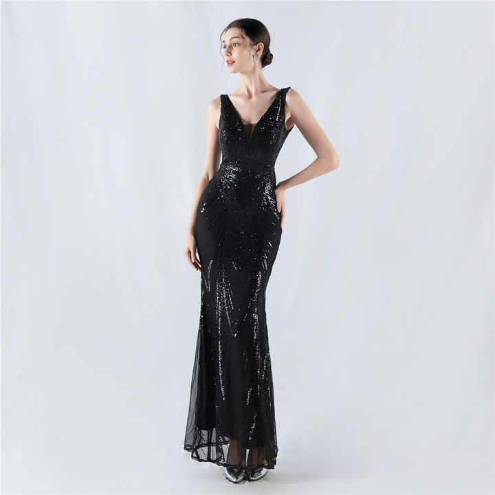EV803 Long Party Dress