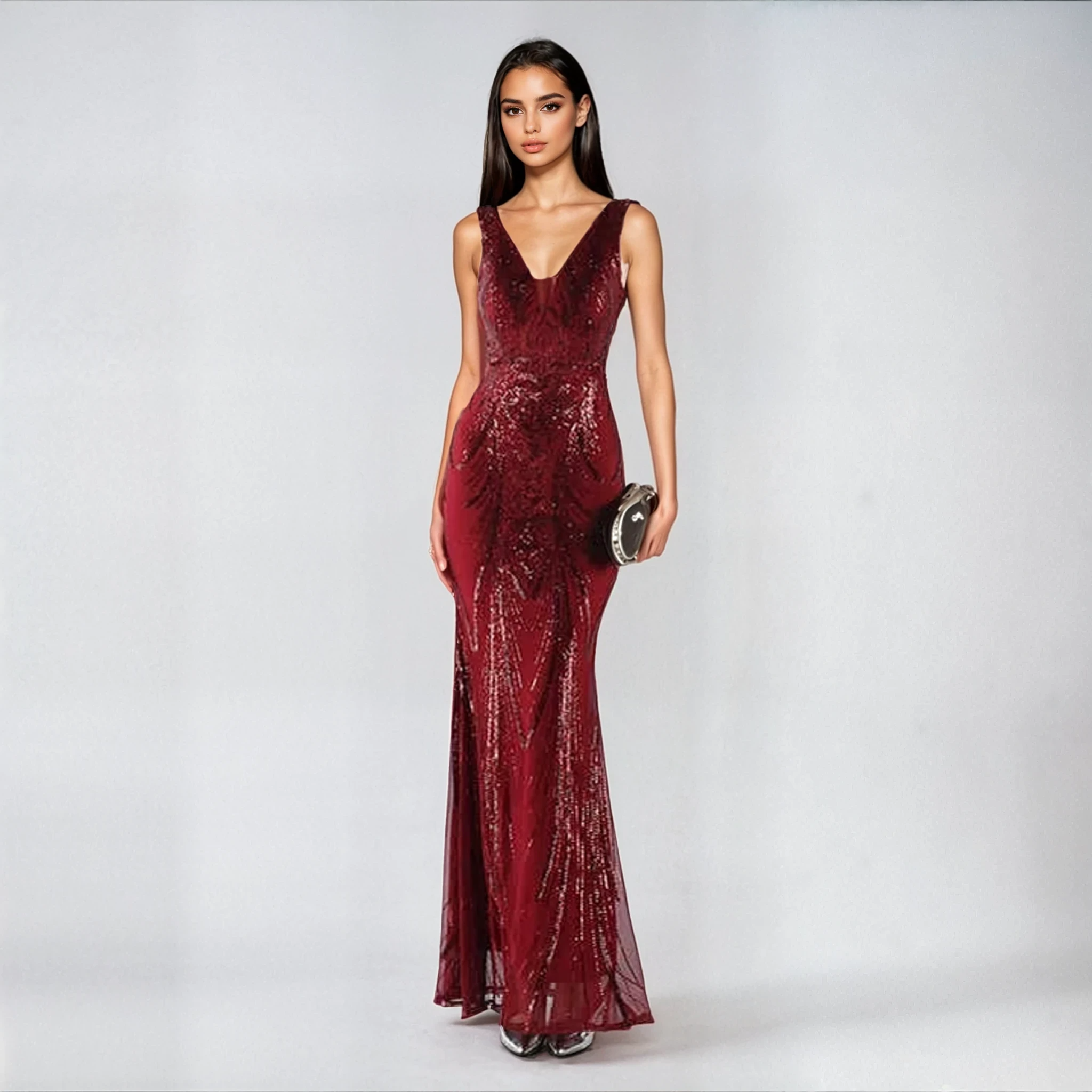 EV803 Long Party Dress