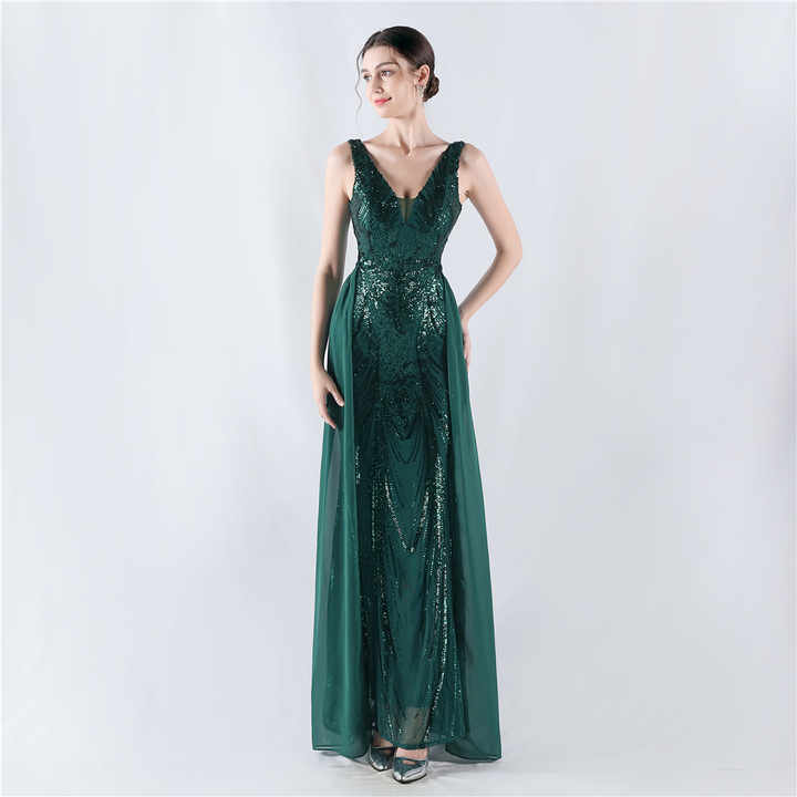 EV803 Long Party Dress
