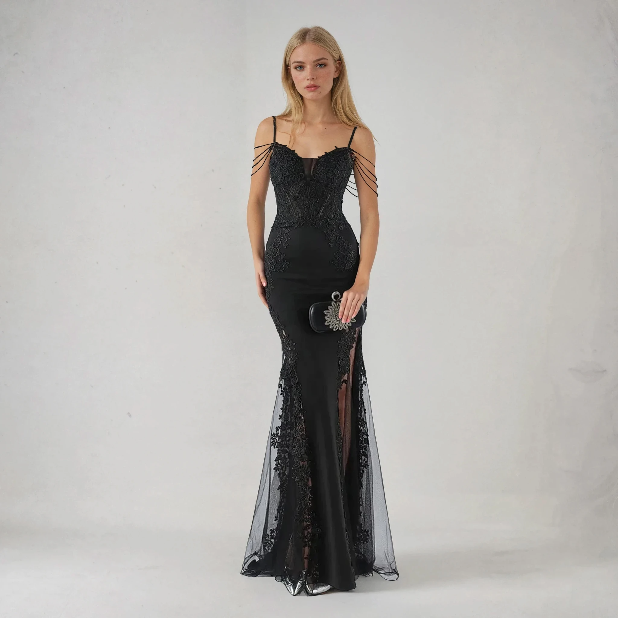 EV805 Long Party Dress