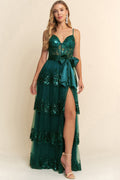 EV886 Long Party Dress