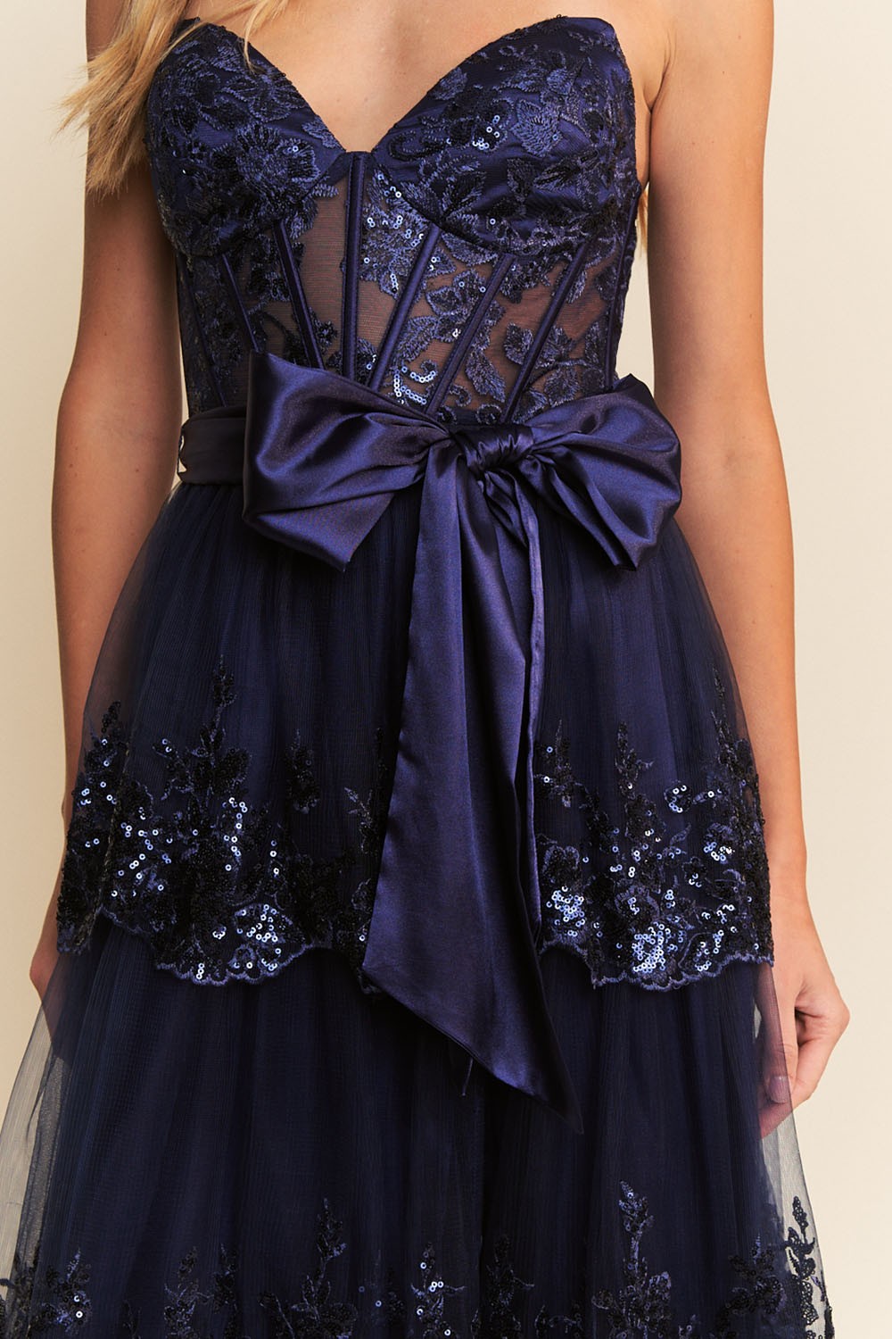 EV886 Long Party Dress