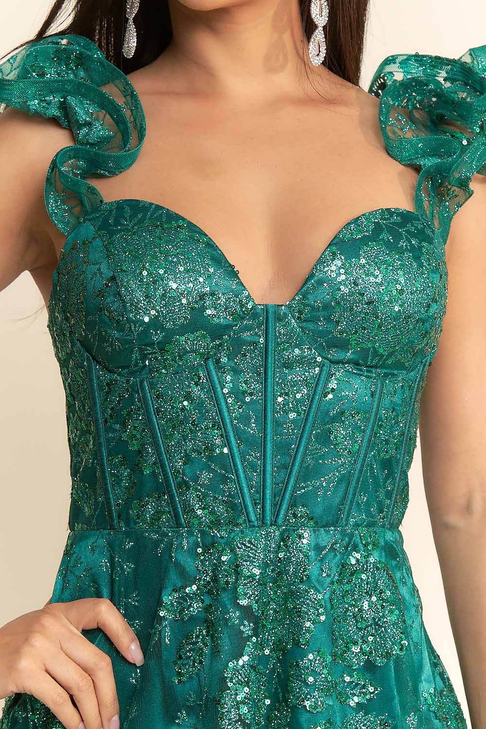 EV887 Long Party Dress