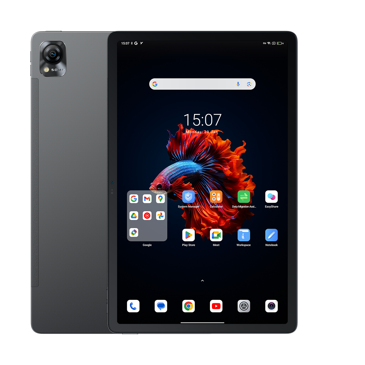 Blackview MEGA 1 Tableta PC Android de 11.5 pulgadas, pantalla 2.4K 120Hz, MediaTek Helio G99, 8GB/12GB+256GB, 8800mAh, soporte para Netflix HD