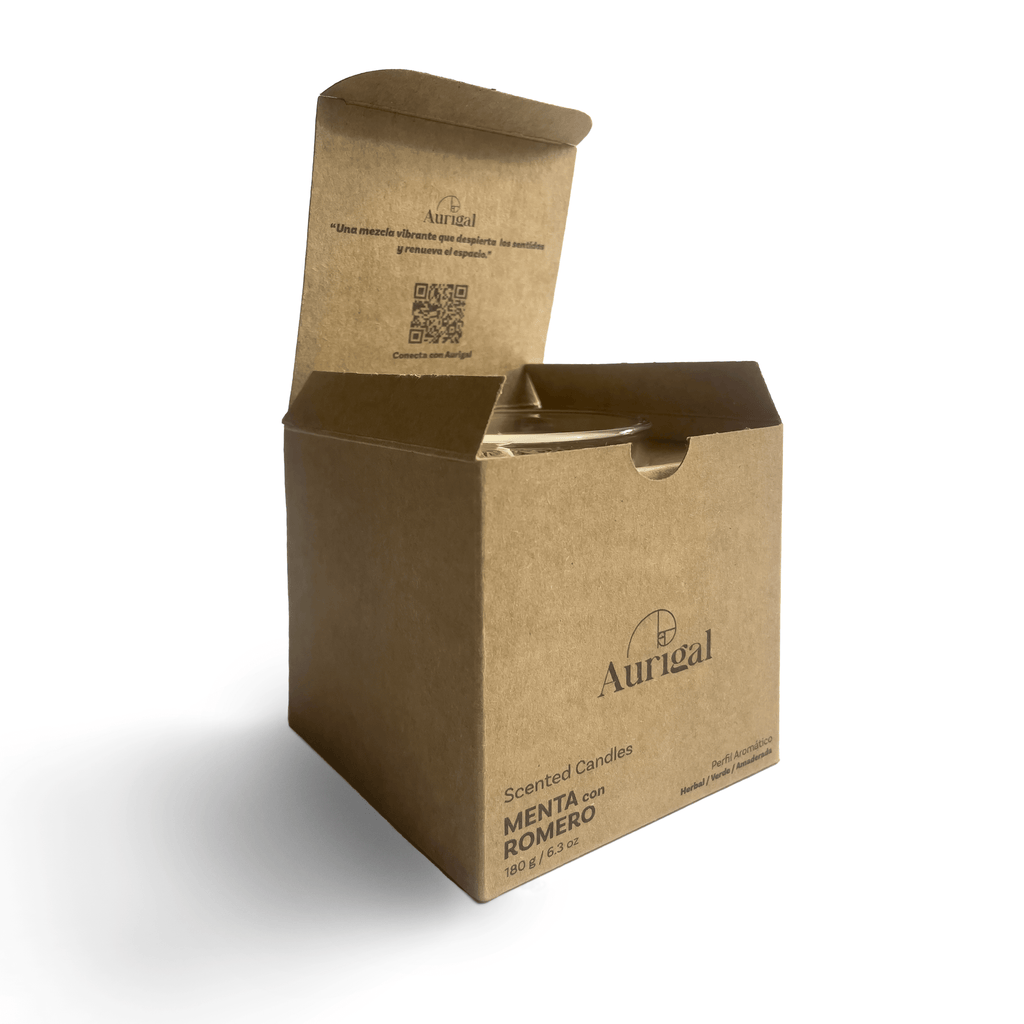 Vela Aromática - Menta con Romero