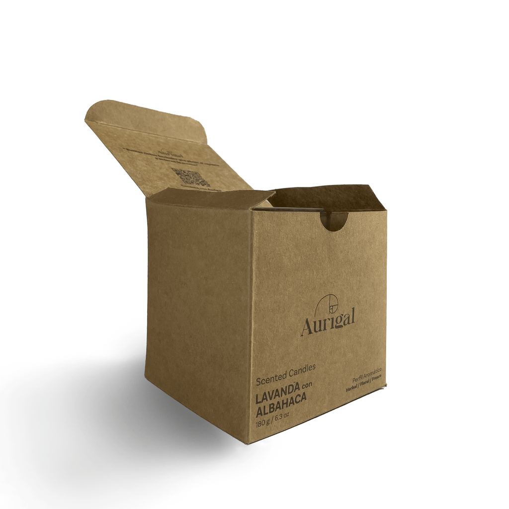 Vela Aromática - Lavanda con Albahaca