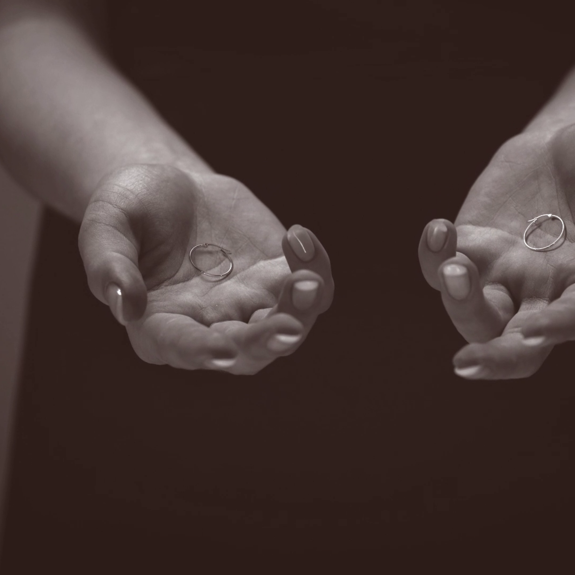 Lightweight Hoop Earrings for Women, Plain, 925 Sterling Silver