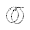 925 Sterling Silver Diamond Hoop Earrings for Women, Blue Cord