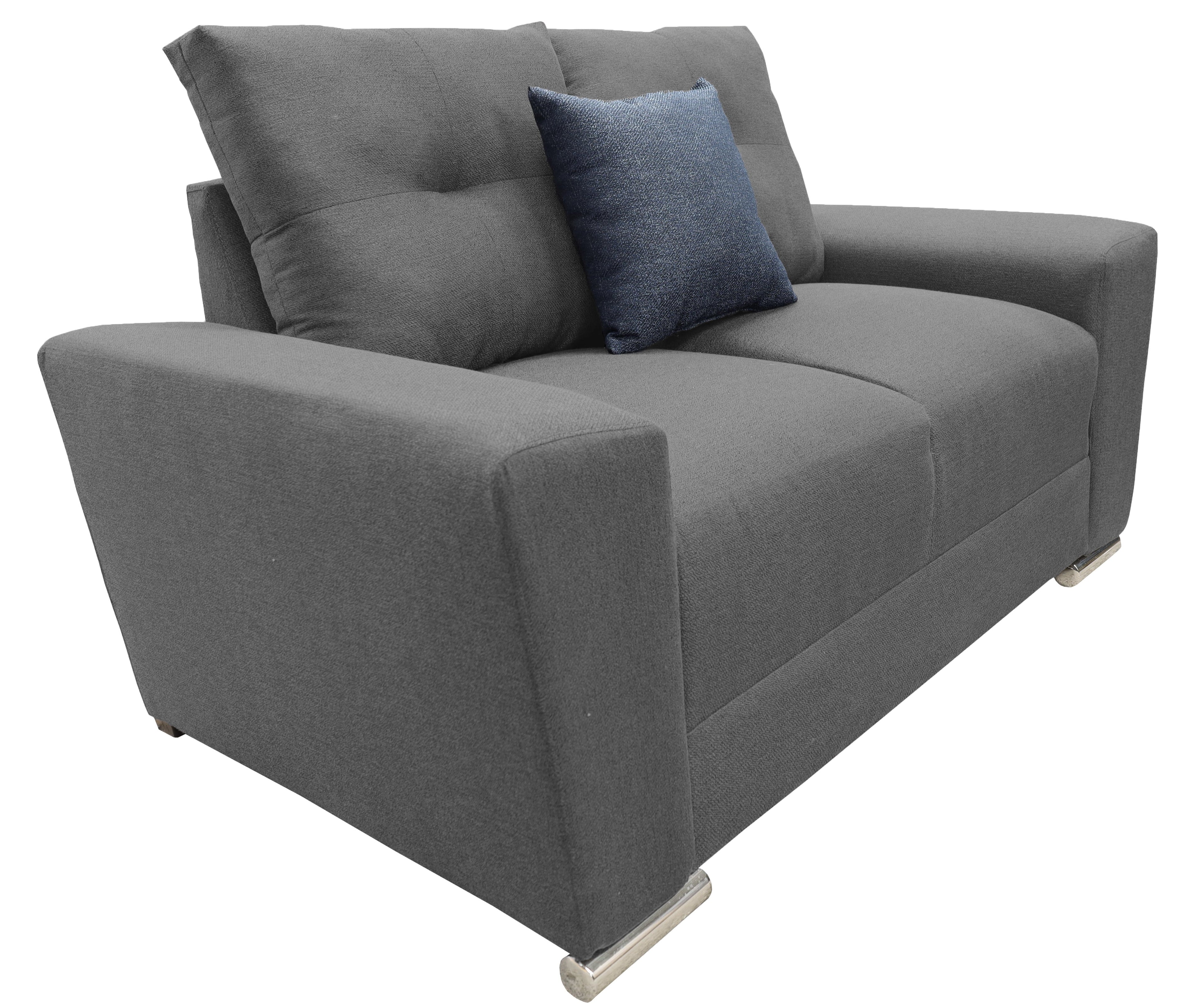 Sala Modular 3-2-1 El Bazar Store Suecia Gris Oxford, Sofa, Love seat y sillon