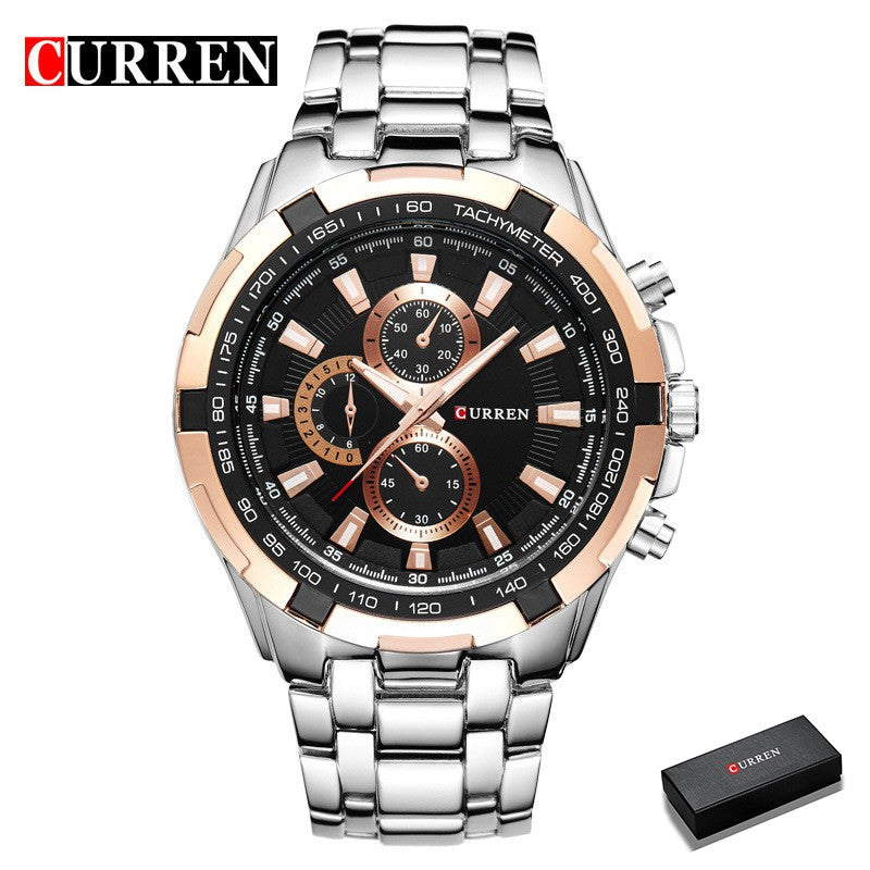 Curren Men's Watches Top Luxury Brand Fashion Casual Quartz Sports 8023 S