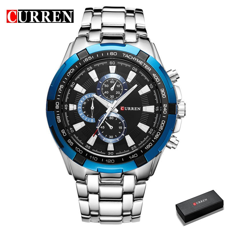 Curren Men's Watches Top Luxury Brand Fashion Casual Quartz Sports 8023 S