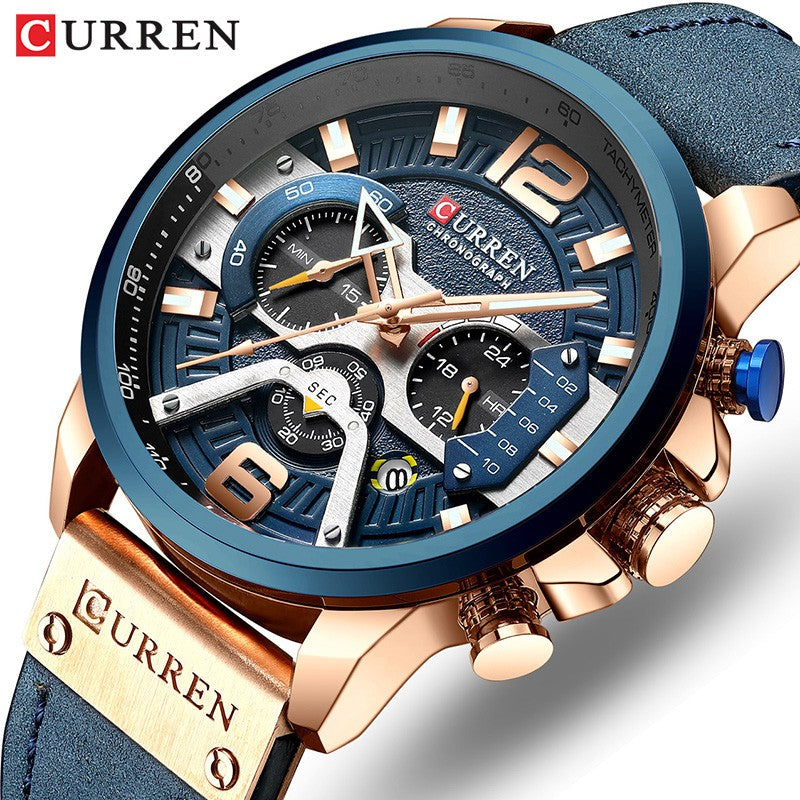 Curren 8329 Multifunctional Waterproof Quartz Watch Casual Sports Military 8329 xa