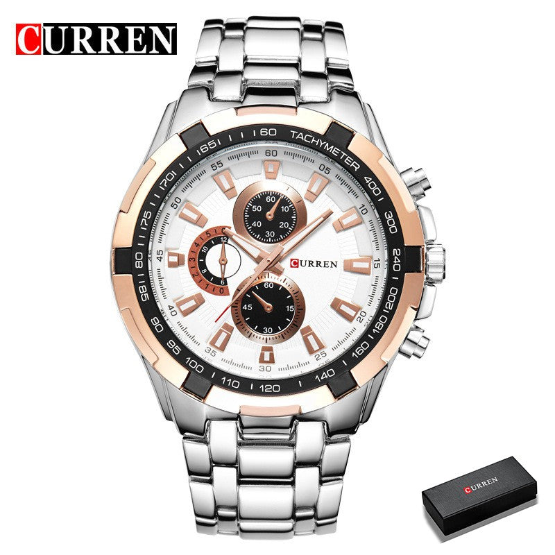Curren Men's Watches Top Luxury Brand Fashion Casual Quartz Sports 8023 S