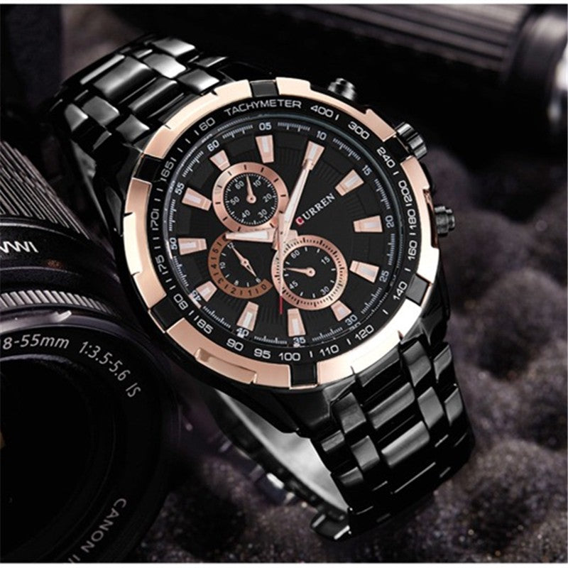 Curren Men's Watches Top Luxury Brand Fashion Casual Quartz Sports 8023 S