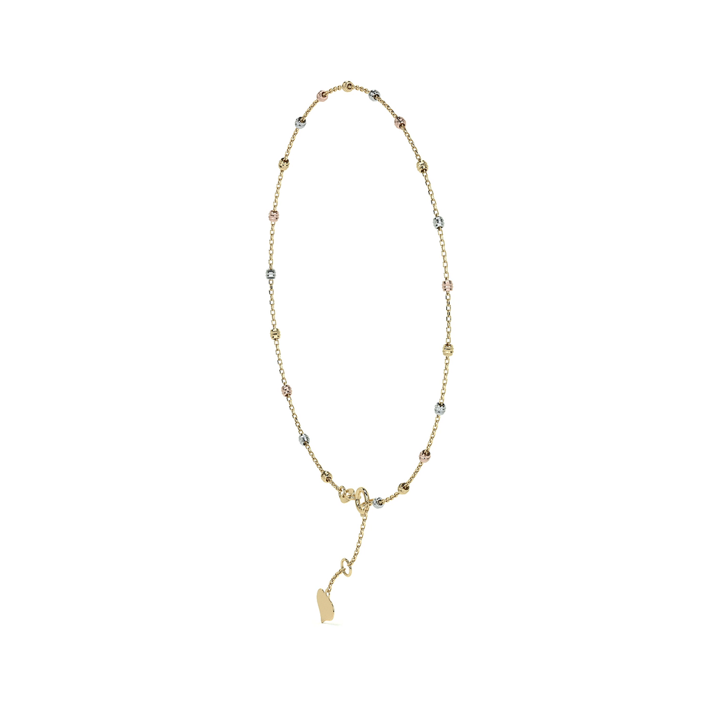 Viviana Adjustable 10K Gold Slave Bracelet with Smooth Ball | Elegant Fine Jewelry Bracelet