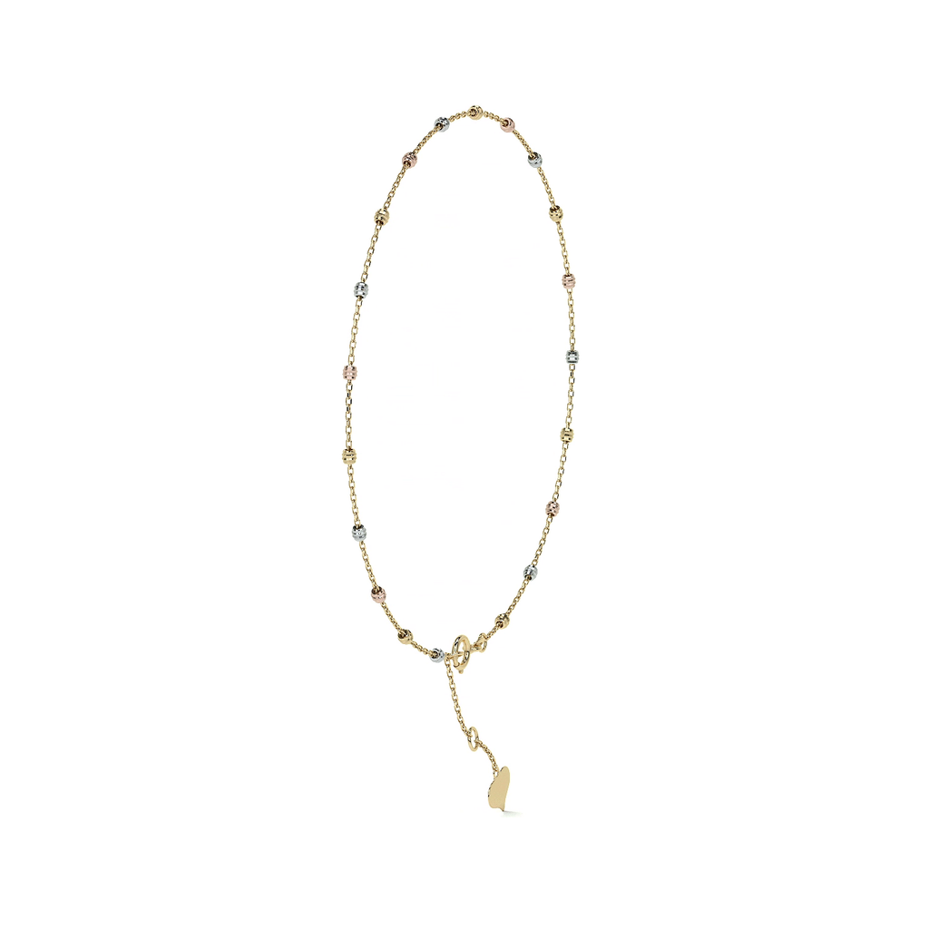 Viviana Adjustable 10K Gold Slave Bracelet with Smooth Ball | Elegant Fine Jewelry Bracelet