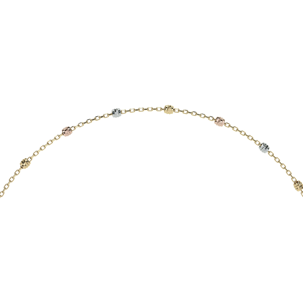 Viviana Adjustable 10K Gold Slave Bracelet with Smooth Ball | Elegant Fine Jewelry Bracelet