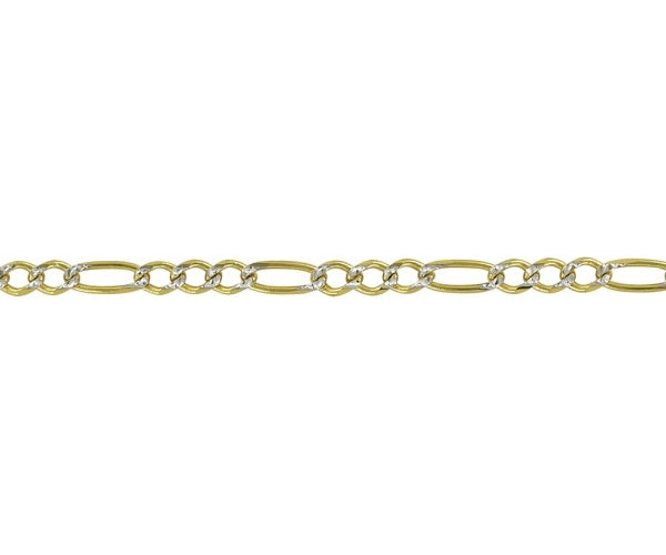 Italian Figaro Pave Bangle 10 Carat 2.6mm, 16 Cm