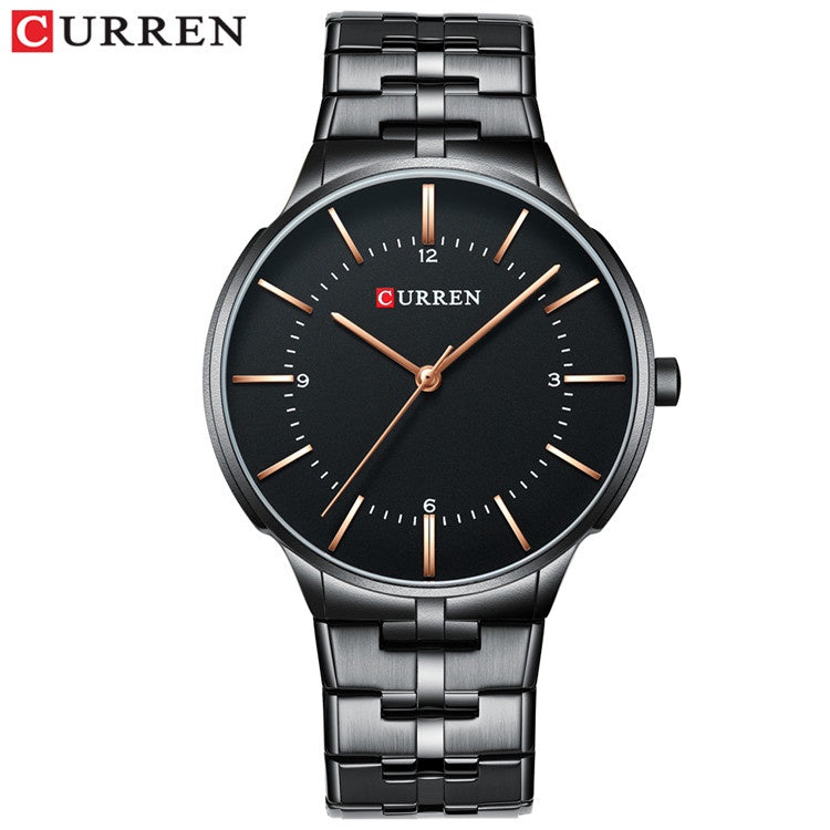 CURREN Men's Fashion Simple Casual Stainless Steel Quartz Waterproof Watch Without Box 8321 XS