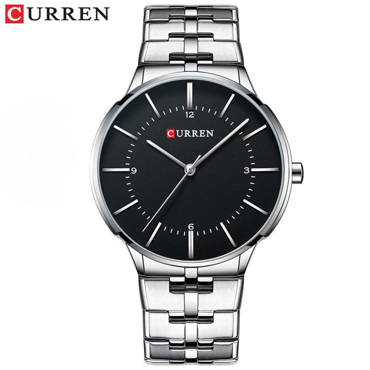 CURREN Men's Fashion Simple Casual Stainless Steel Quartz Waterproof Watch Without Box 8321 XS