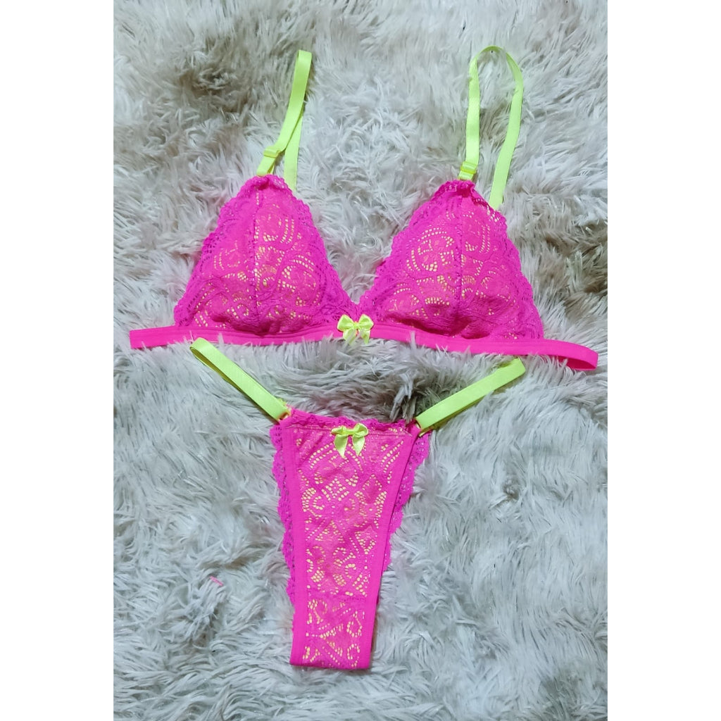 Sexy Neon Round Lingerie Without Straw Fio Dental Langerie Lux