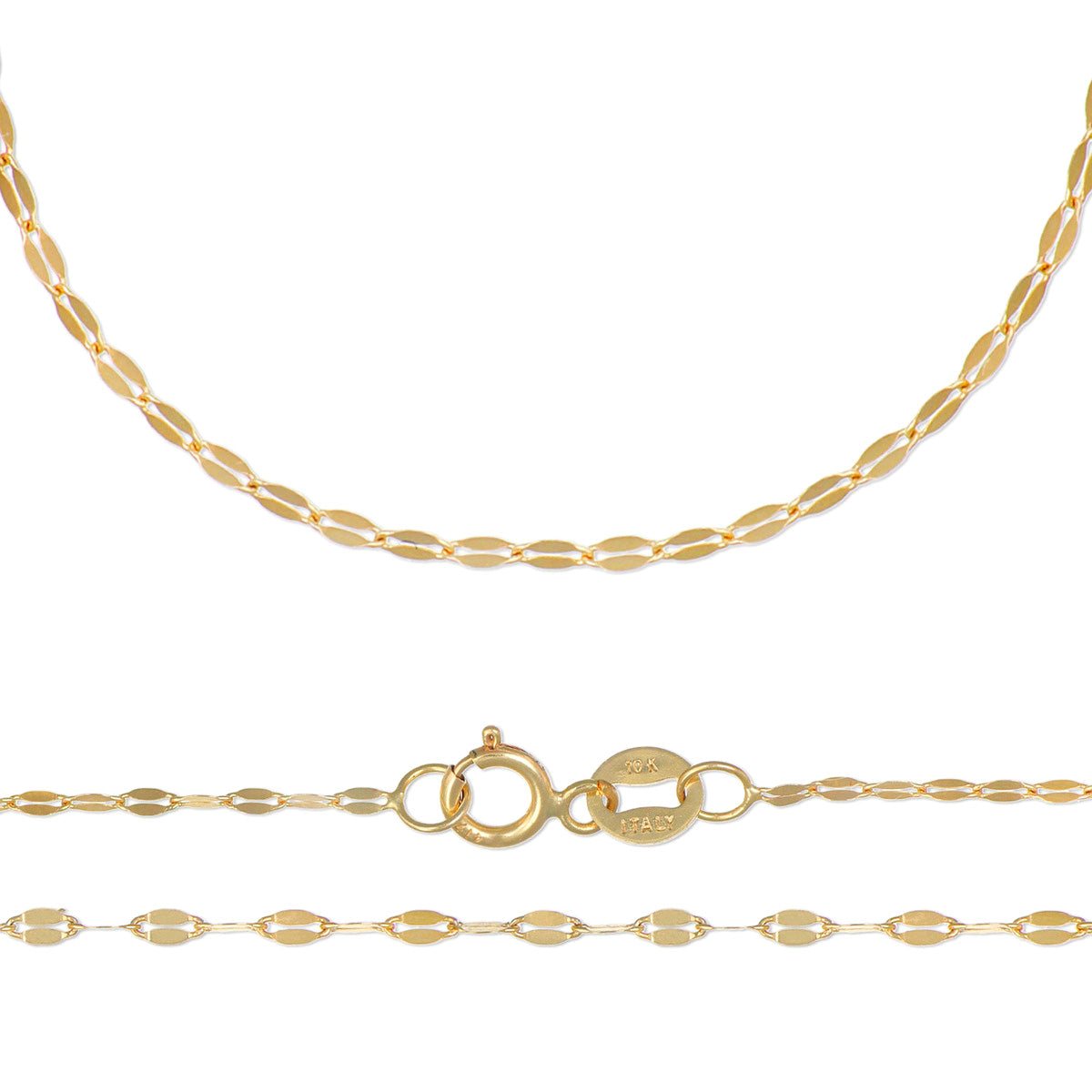 10k Gold Italian Sacred Heart Medal