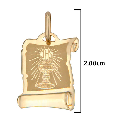 10k Gold Italian Chalice Medal